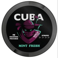 Снюс CUBA MINT FRESH (М'ята) 15.6mg/pouh, 30mg/g