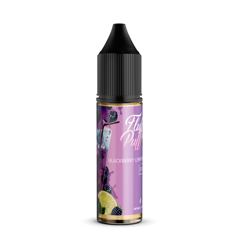НАБІР FLUFFY PUFF BLACKBERRY LEMONADE, 15 МЛ 50 МГ