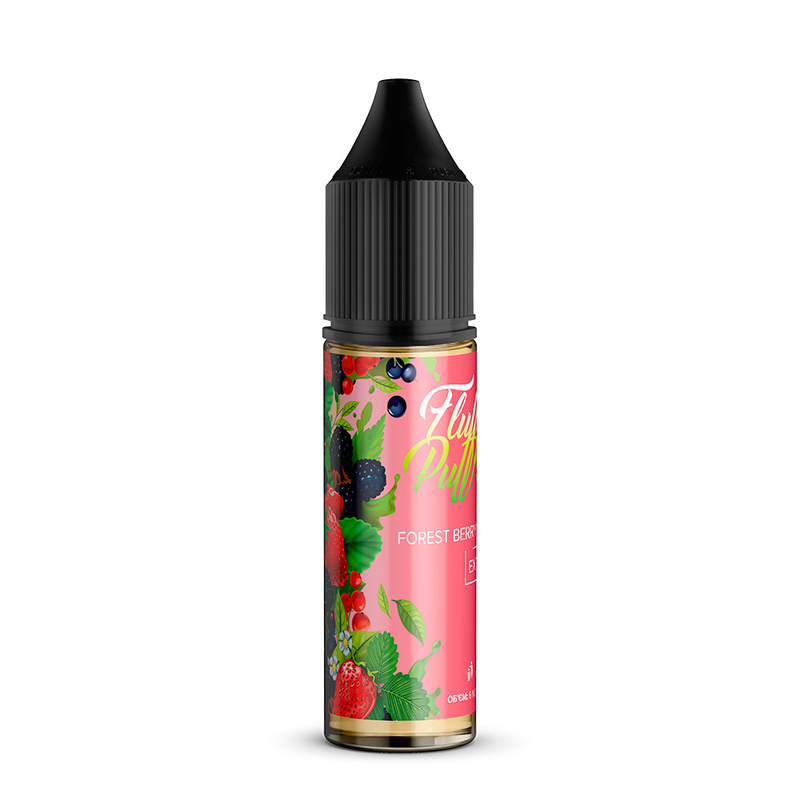 НАБІР FLUFFY PUFF FOREST BERRY TEA, 15 МЛ 50 МГ