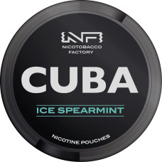 Снюс CUBA Ice Spearmint (М'ята, Лід) 43mg/pouh, 66mg/g