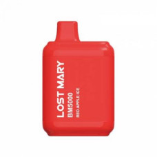 Одноразова Pod система Lost Mary BM5000 Red Apple Ice 50 мг 650 мАг