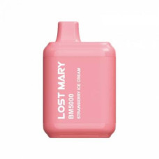 Одноразова Pod система Lost Mary BM5000 Strawberry Ice Cream 50 мг 650 мАг