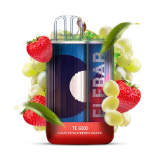 Elf Bar TE6000 Sour Strawberry Grape (Кисла Полуниця, Виноград)