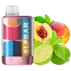 Elf Bar TE6000 Peach Lime (Персик, Лайм)