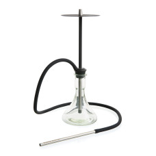 Кальян Tiaga Hookah Classic Black Edition на колбі Candy прозора