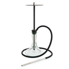 Кальян Tiaga Hookah Classic Black Edition на колбі Craft прозора