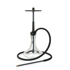 Кальян Tiaga hookah IRIS Сірий на колбі Craft clear