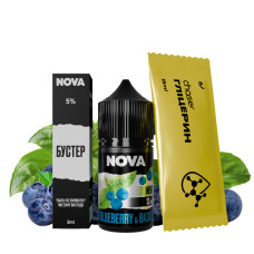 Набір Nova BLUEBERRY&BASIL(Чорниця, Базилік), 30 мл 50 мг