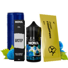 Набір Nova BLUE RAZZ&ENERGY (Блакитна Малина, Енергетик), 30 мл 50 мг