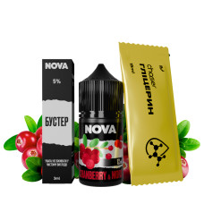 Набір Nova CRANBERRY&MORS (Морс, Журавлина), 30 мл 50 мг