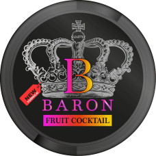 Снюс BARON Fruit Cocktail (Фруктовий коктейль) 50 mg/pouh, 77mg/g