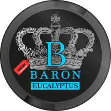 Снюс BARON Eucalyptus (Мята, Евкаліпт) 50 mg/pouh, 77mg/g