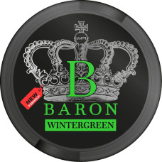 Снюс BARON Wintergreen (Цитрус, Нотки Трав) 50 mg/pouh, 77mg/g
