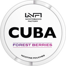 Снюс CUBA FOREST BERRIES (Лісові ягоди) 10.4mg/pouh, 16mg/g