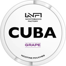 Снюс CUBA GRAPE (Виноград) 10.4mg/pouh, 16mg/g
