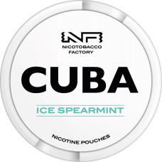 Снюс CUBA ICE SPEARMINT (Мята, Лід) 10.4mg/pouh, 16mg/g