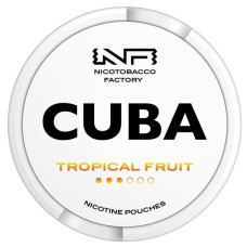 Снюс CUBA TROPICAL FRUIT (Тропічні фрукти) 10.4mg/pouh, 16mg/g