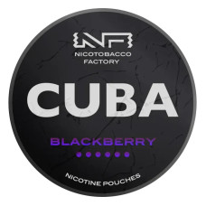 Снюс CUBA Blackberry 43mg/pouh, 66mg