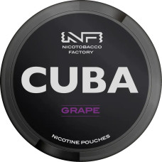 Снюс CUBA Grape 43mg/pouh, 66mg/g