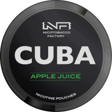 Снюс CUBA  Apple Juice (Яблучний Сік) 43mg/pouh, 66mg/g
