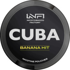 Снюс CUBA Banana Hit (Банан) 43mg/pouh, 66mg/g