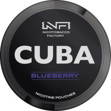 Снюс CUBA Blueberry (Чорниця) 43mg/pouh, 66mg/g