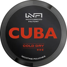 Снюс CUBA Cold Dry (Мята, Ментол) 43mg/pouh, 66mg/g