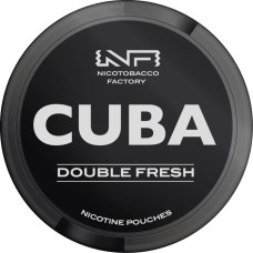 Снюс CUBA Double Fresh (Свіжа Мята) 43mg/pouh, 66mg/g