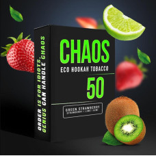 Тютюн Chaos Green Strawberry (Полуниця Ківі Лайм) 50 г